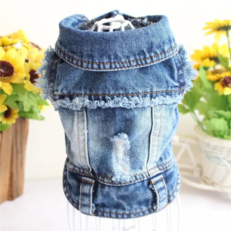 Snuffele Snouts Denim Vest Jacket Jeans style 3 / L Denim Vest Jacket Jeans