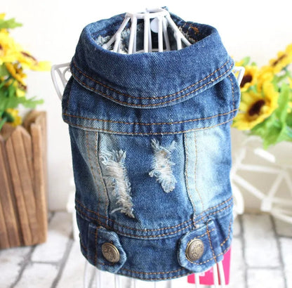 Snuffele Snouts Denim Vest Jacket Jeans style 6 / L Denim Vest Jacket Jeans