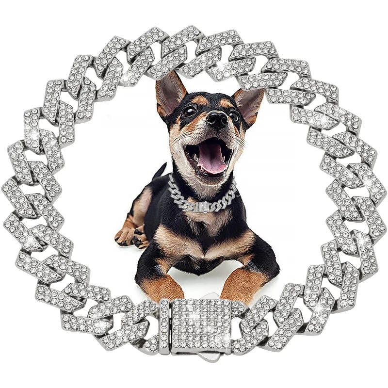 Snuffele Snouts Diamant Cubaanse kettingen Silver / 22inch(55cm) / CHINA Diamond Cuban Chains