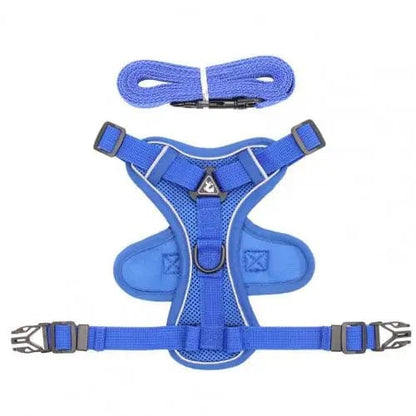 Snuffele Snouts Harnaslijn Reflecterende Strepen Blue S Harness Line Reflective Stripes