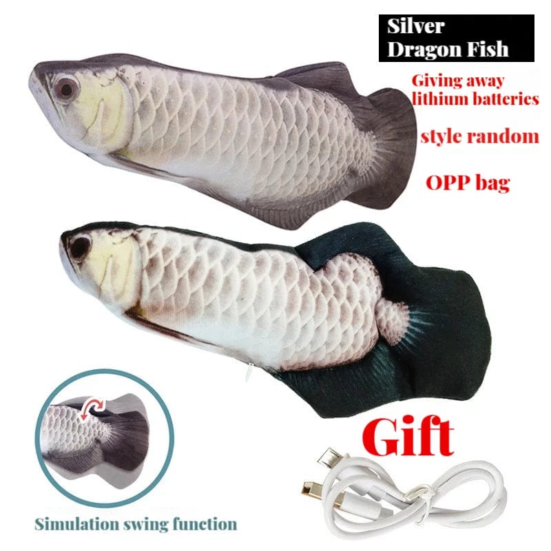 Snuffele Snouts Interactieve Vissen D Silver arowana Interactive Fish