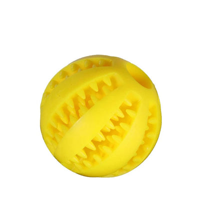 Snuffele Snouts Kauw / Tand Reinigings Bal yellow Chewing / Tooth Cleaning Ball