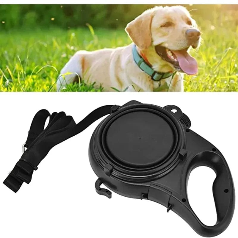 Snuffele Snouts Multifunctionele Riem met ingebouwde Waterflesbak Black Multifunctional Belt with Built-in Water Bottle Holder