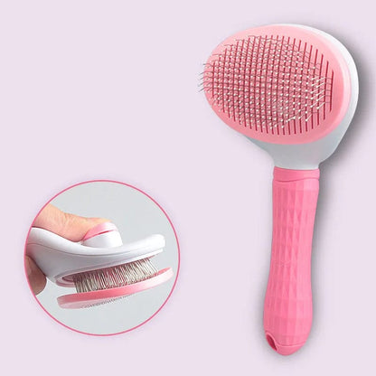 Snuffele Snouts Roestvrij Staal Borstel pink Stainless Steel Brush