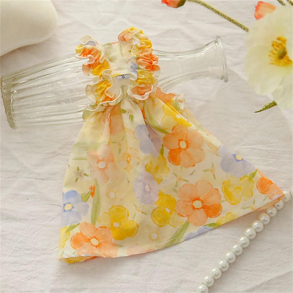 Snuffele Snouts Rok bloemenjurk Yellow Cole Flowers / M-suit 2.5-3.5kg / CHINA Skirt Floral Dress