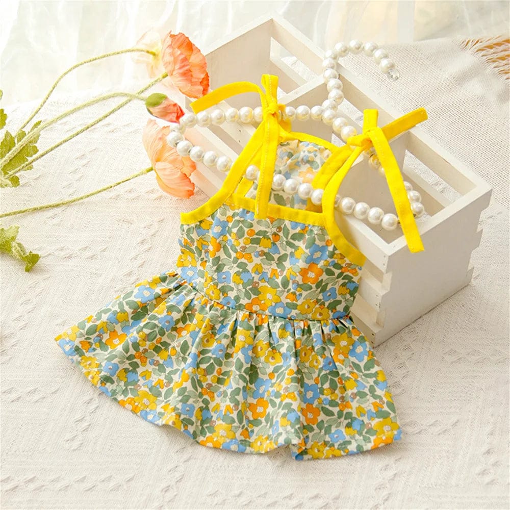 Snuffele Snouts Rok bloemenjurk Yellow Lantern / L-suit 3.5-4.5kg / CHINA Skirt Floral Dress