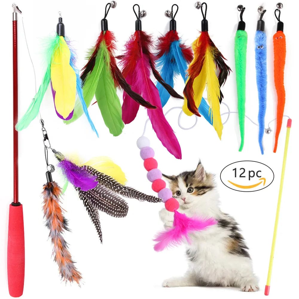 Snuffele Snouts Speelgoed Variatie Combinatie Set 12PCS Feathers Toys Variety Combination Set