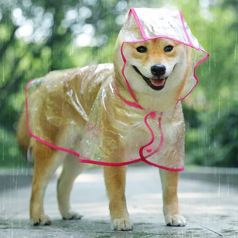 Snuffele Snouts Transparante RegenKleding Raincoat